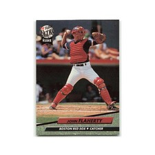 John Flaherty Rookie 1992 Fleer Ultra #313 Boston Red Sox Baseball Card NM. rookie card picture