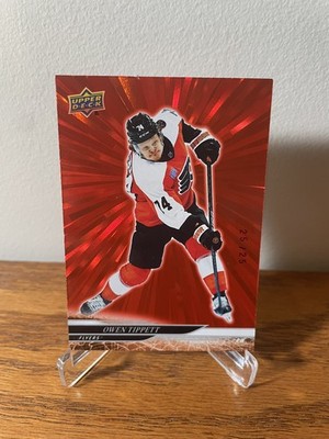 2024-25 Upper Deck Series 1- Owen Tippett #138 OUTBURST RED /25 **READ DESC**