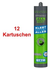 12x OTTOCOLL ALLBERT Construction Adhesive 290 Ml Drywall Wood Metal Stone Glue