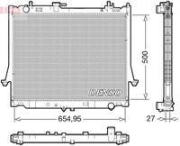 MotorküHler WasserküHler Denso DRM99014 FüR Isuzu MAX 2 TFR TFS Crdi TFR86J 4WD