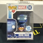 Funko POP! MAKE-A-WISH Marvel IRON MAN Funko Exclusive + FREE POP PROTECTOR