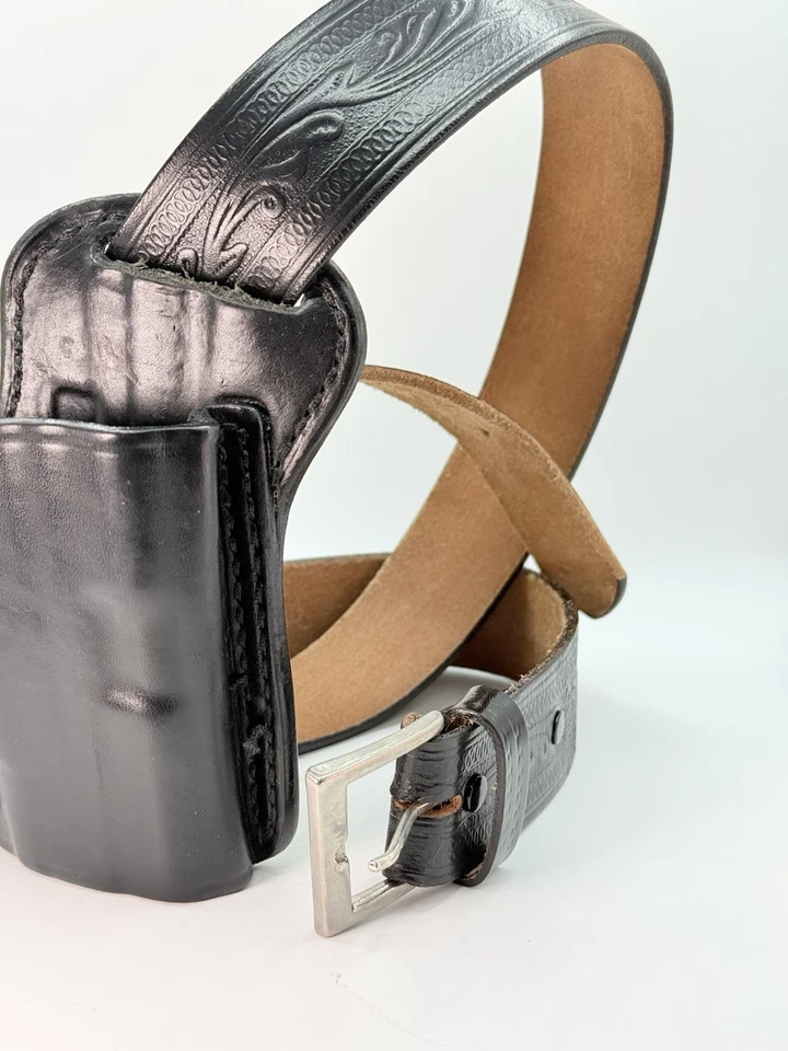 Funda y cinturón de cuero Blackhawk CQC talla 08 Spring XD Sub 40 Italia 3/14 Foto 2 de 4