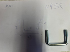 U-Bügel Bügelschraube Rechteckbügel M10X61...