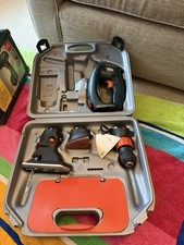 Black&Decker Quattro Drill Jigsaw Sander Kit with Case Used
