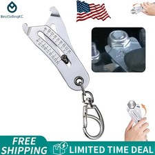 Bolt and Nut Identifier Gauge Size Gauge Precise Bolt Size Finder Keychain Tool