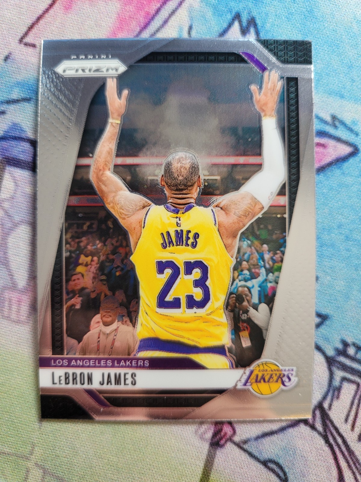 2024-25 Panini Prizm Basketball Lebron James Base Set Card #130 Lakers