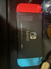 Nintendo Switch Handheld Console - Neon Red/Neon Blue (check Desc)