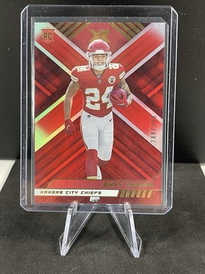 2022 Panini XR Skyy Moore Rookie #124 Kansas City Chiefs Red /249