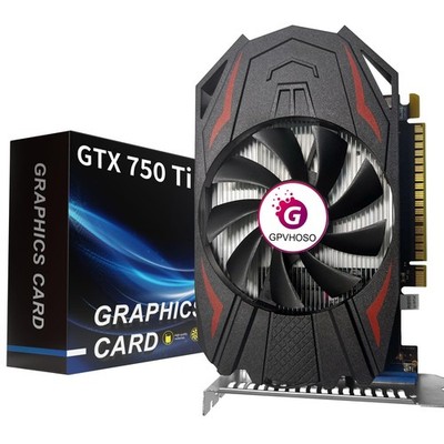 4GB GDDR5 GTX 750Ti Graphics Card, DirectX 12, PCIe 3.0, HDMI, VGA, DVI-D, Low P