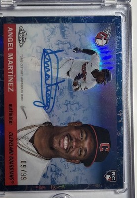2025 Topps Chrome Plat Anniversary - Autographs Angel Martinez Refractor /199 