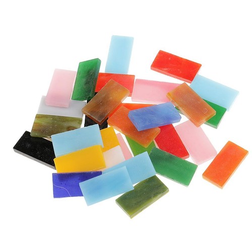 150 Pieces Rectangle Shape Glass Mosaic Tiles For Mosaic - Picture 4 of 7