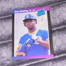 Donruss 1989 Ken Griffey Jr. Rated Rookie #33 Seattle Mariners Baseball Card