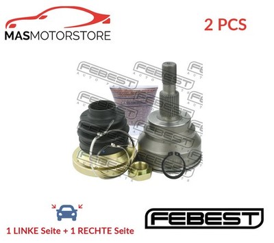 GELENK ANTRIEBSWELLE PAAR WHEEL SIDE HINTEN FEBEST 1610-164R 2PCS V NEU