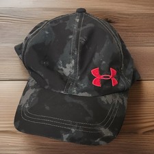 Under Armour Youth Hat Black Gray Pink Logo Baseball Cap Adjustable Kids UA 2017