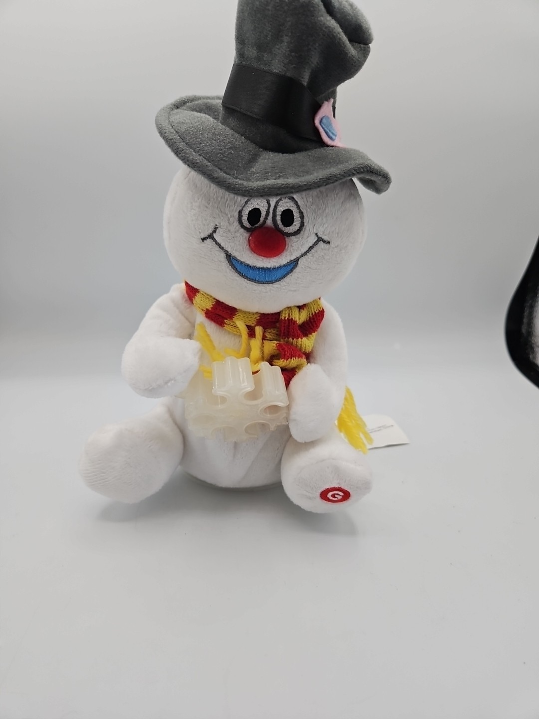 Gemmy Frosty The Snowman Animated Singing Dancing Mini Holding Snowflake 2010