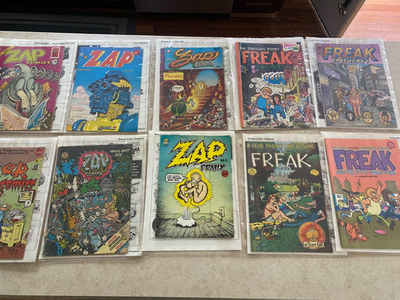 ZAP COMIX #0 FIRST PRINTING, R. CRUMB COVER, STORIES AND ART 1968