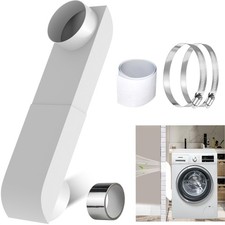 4" Periscope Dryer Vent, Adjustable Distance from 9.5"-14.5", Tight Space Dry...
