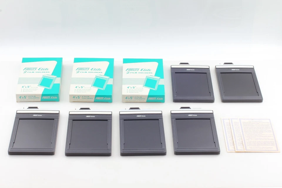 Lot of 6 [Unused in Box] Fidelity Elite 4x5 Cut Sheet Film Holder From JAPAN - Image 2 of 4