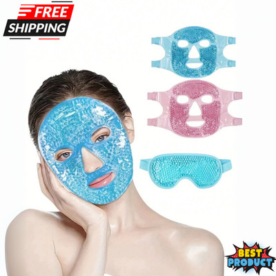 Face Mask Dull & Puffnes Reducing Gel Bead Sleeping Eye Mask Heat & Cold Therapy