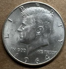 1964 Kennedy Silver Half Dollar UNC