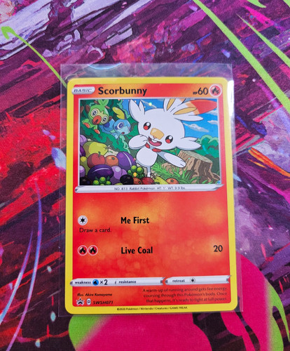 Scorbunny SWSH071 Holo Promo SWSH Sword & Shield Promo Cards Pokemon TCG EN 2020