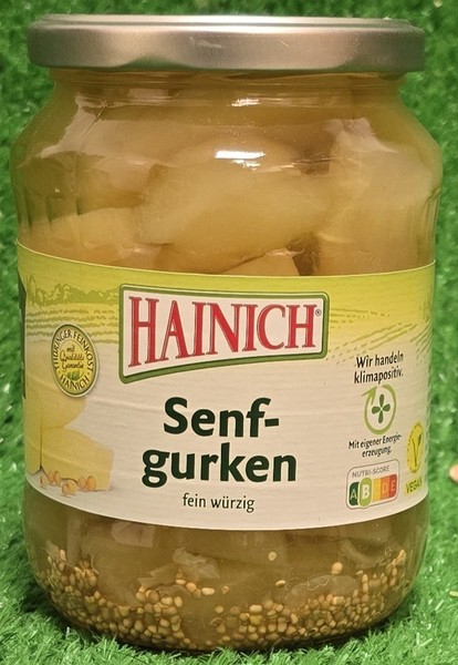 (10,14€/Kg) 10X Hainich Senfgurken ThüRinger Art GeschäLt 670G Gurken Versand0€-image