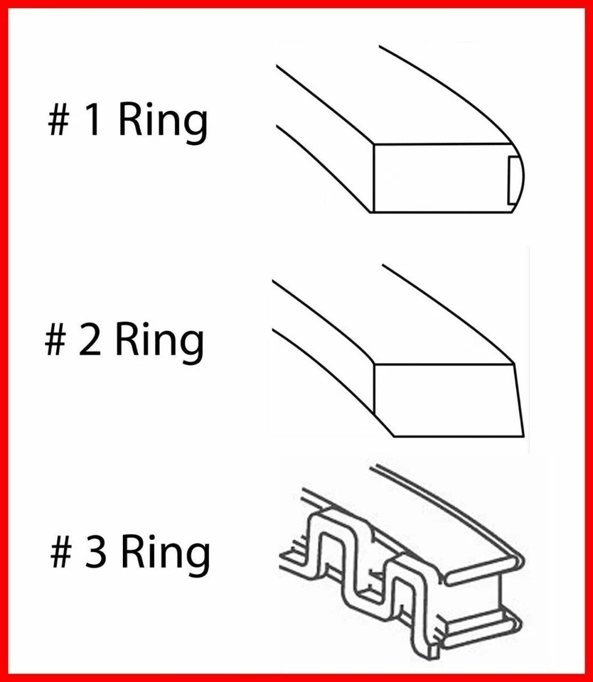 Kit de reconstrução de motor com anéis cromados para 66-68 GM/Chevrolet 4.1L/250 OHV L6 - Imagem 4 de 4