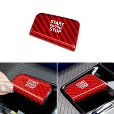 Kohlenstoff Start Stopp Motor Panel Trim für BMW 5 7 Serie G60 G70 2024 2025