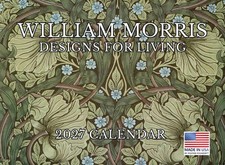 William Morris Designs For Living Calendar 2027 Monthly Wall Calender 12 Month