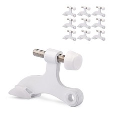 10 Pack Hinge Pin Door Stopper White - Adjustable Heavy Duty Hinge Pin Door S...