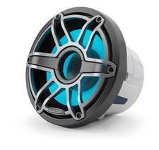 JL Audio M6 8in Subwoofer with Titanium Sport Grille Infinite Baffle, RGB LED