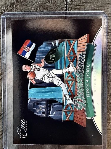 NIKOLA JOKIC 2023-24 PANINI ONE AND ONE #1 DOWNTOWN VARIATION SP NUGGETS