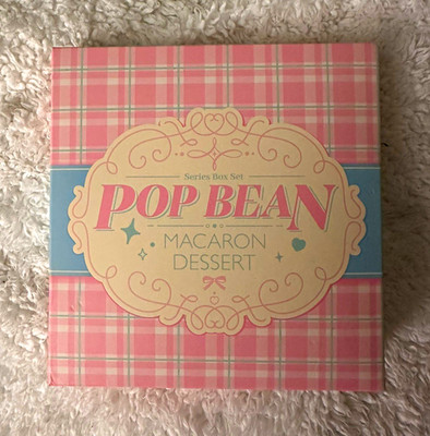 POP MART Pop Bean Macaron Dessert Series Box Set 8-Pack Plastic Figures