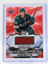 2021-22 Upper Deck Ice Premieres Jerseys Connor Dewar #IPA-CD Rookie RC