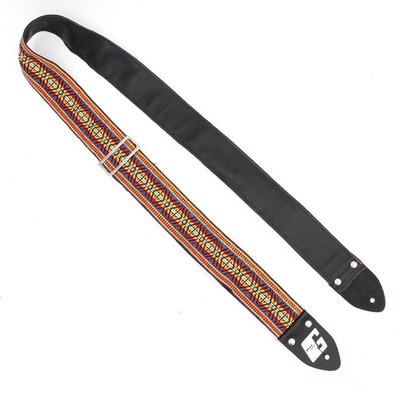 Guyatone Vintage NEW Jacquard Weave Guitar Strap - Nylon Back