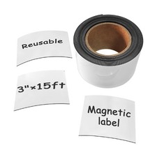 Dry Erase Magnet Strips Roll 3 Inch x 15 Ft Dry Erasable Magnets Sentence Str...