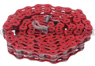 KMC K1SL WIDE (formerly K710SL) Superlight Kool BMX Chain 1/2'' X 1/8'' 112L RED