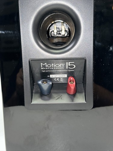 Martin Logan Motion 15 Bookshelf Speaker Gloss Piano Black MINT - Picture 5 of 11