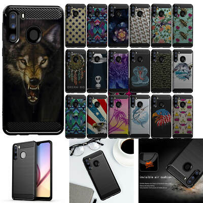 Case For [Samsung Galaxy A21][Flex TPU Fiber SET15] Matte Slim Flexible