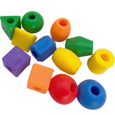 2181 Plastic Rainbow Beads Classic Colorful Plastic Bird Foot Toys