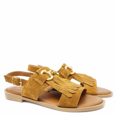 FRANCESCO BRUNELLI SOFT CHAMOIS SANDAL