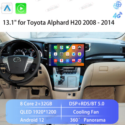 13.1'' Android 12 for Toyota Alphard H20 2008 - 2014?Car Stereo Radio GPS NAVI