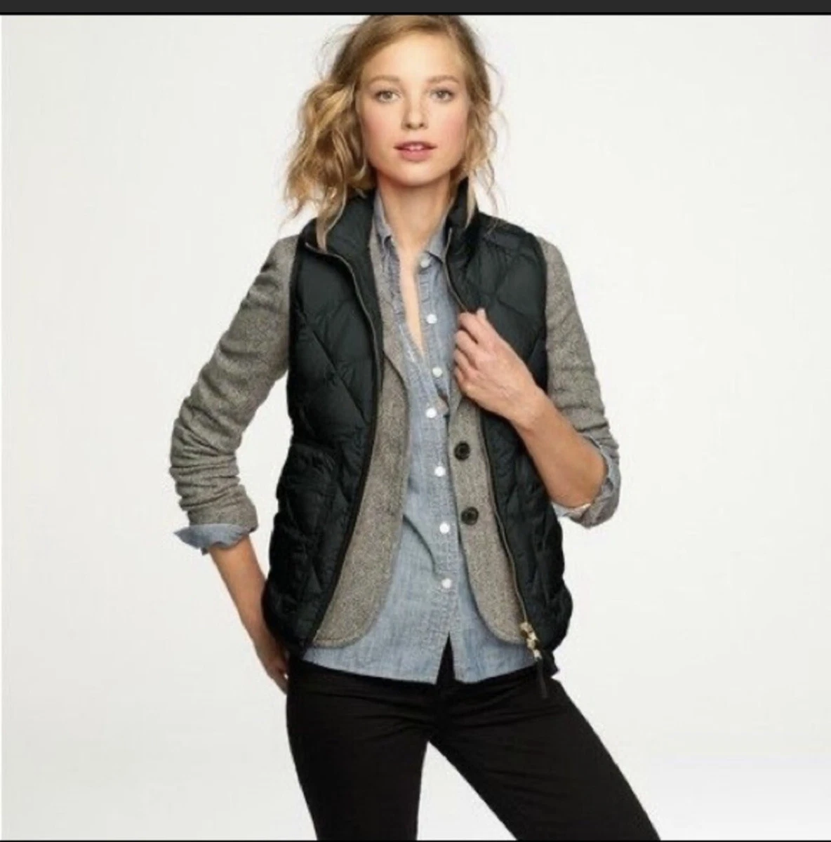 J crew factory puffer vest sale