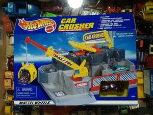 hot wheels car crusher