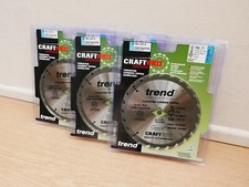 3 X TREND 190MM X 13/16" X 24T TCT DEWALT DCS577 POLYGON SAW BLADES CSB/19024TW