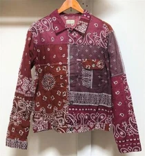 KAPITAL BANDANA PATCHWORK JACKET burgundy brand new made in Japan 21SS