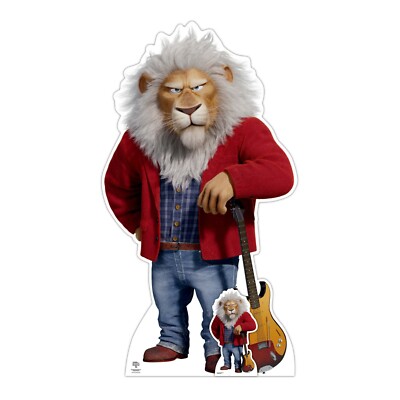 Clay Calloway Die Löwe Von Sing 2 Offiziell Karton Ausschnitt Lifesize Und Mini