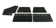 Ferrari 365 Gt 22 Moquette Rubber Mats Complete Set 5pcs New