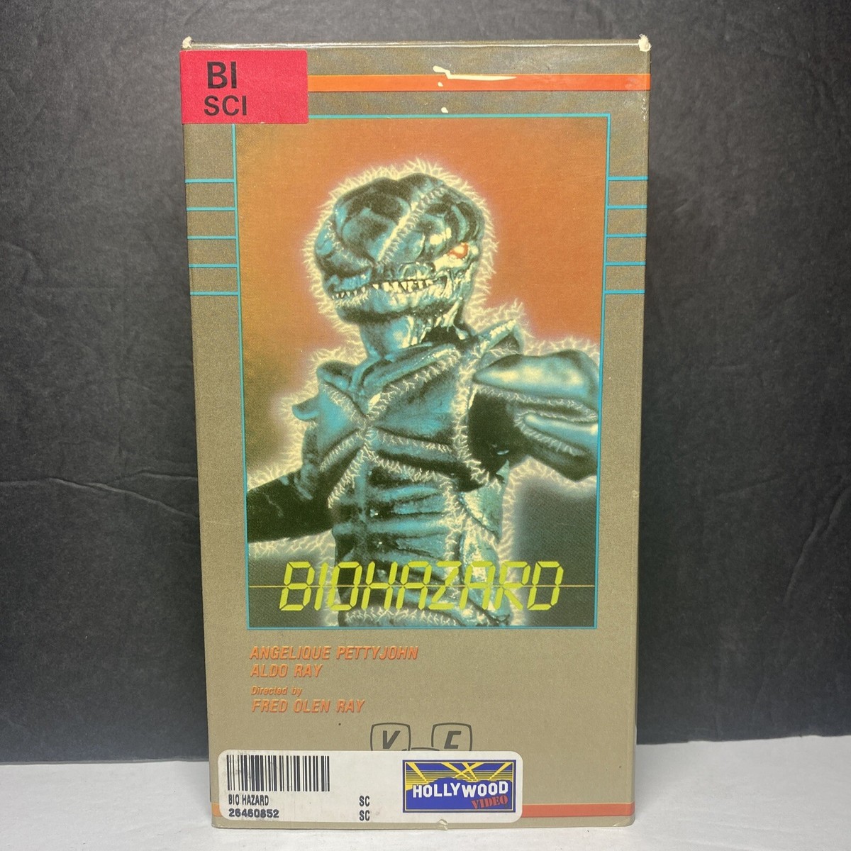 BioHazard VHS Tape VEC Continental B-Movie Horror Sci-Fi Bio