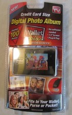 Digital Photo Album Credit Card Size Wallet Pix Sealed